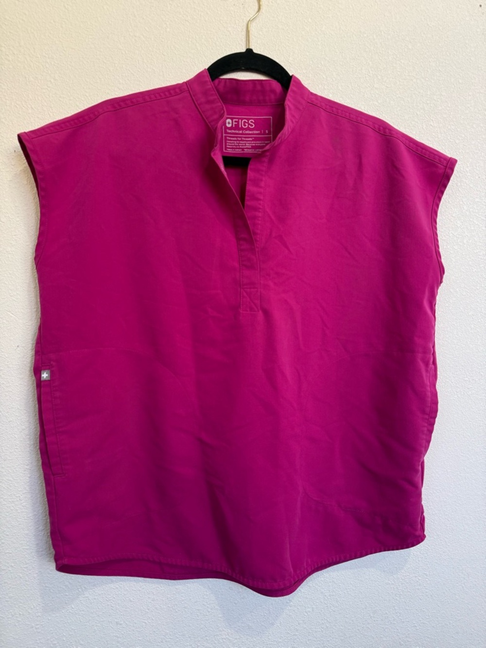 FIGS Scrub Top Bundle S | Pink & Black Technical Collection Medical Uniform - Picture 2 of 14